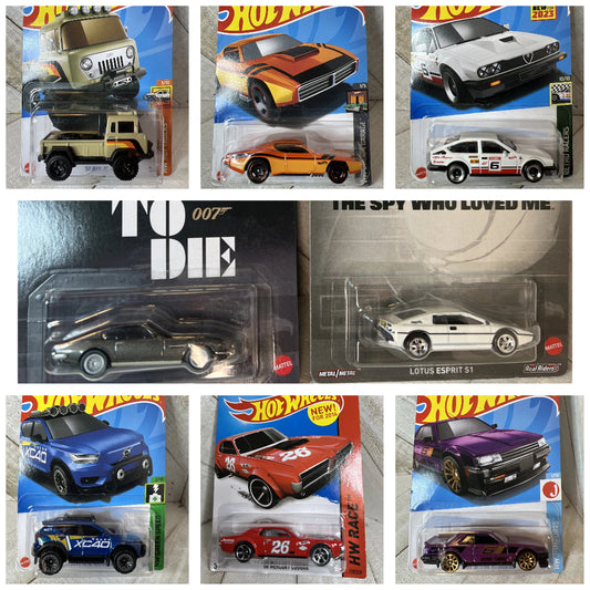 Hot Wheels Lot 8 - 007 xc40 EV Skyline and More die cast cars Hotwheels NIP